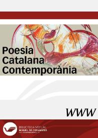 Poesia catalana contemporània / director, Joaquim Espinós Felipe | Biblioteca Virtual Miguel de Cervantes