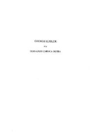 George Kubler / Fernando Chueca Goitia | Biblioteca Virtual Miguel de Cervantes