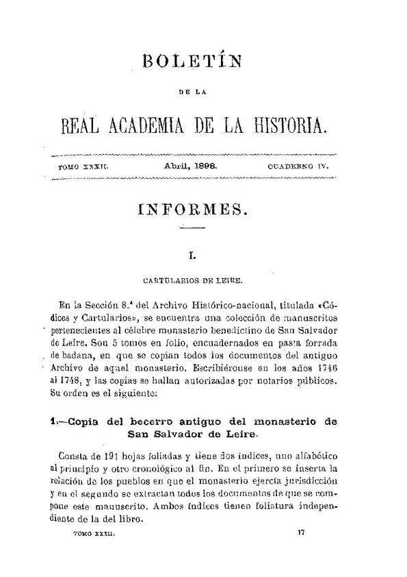 Cartulario de Leire / Manuel Magallón | Biblioteca Virtual Miguel de Cervantes