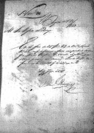 Notificación del Ministro de Interior comunicando haber recibido el informe a favor del Doctor José María Riofrío. (Bogotá, 15 de diciembre de 1829) | Biblioteca Virtual Miguel de Cervantes