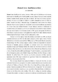 Manuel Arce. Semblanza crítica / Germán Gullón | Biblioteca Virtual Miguel de Cervantes