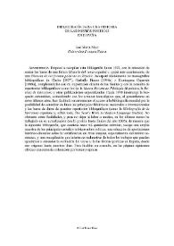 Bibliografía para una historia de las formas poéticas en España / José María Micó | Biblioteca Virtual Miguel de Cervantes