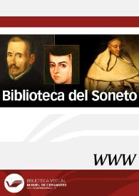 Biblioteca del Soneto / compilador Ramón García González | Biblioteca Virtual Miguel de Cervantes