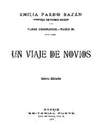 Un viaje de novios / Emilia Pardo Bazán | Biblioteca Virtual Miguel de Cervantes