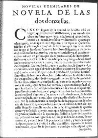 Las dos doncellas / por Miguel de Ceruantes Saauedra | Biblioteca Virtual Miguel de Cervantes