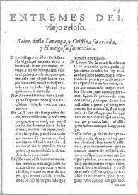 El viejo zeloso / por Miguel de Ceruantes Saauedra  ... | Biblioteca Virtual Miguel de Cervantes