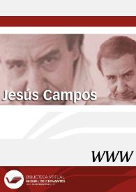 Jesús Campos García | Biblioteca Virtual Miguel de Cervantes