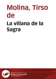 La villana de la Sagra / Tirso de Molina | Biblioteca Virtual Miguel de Cervantes