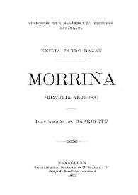 Morriña. (Historia amorosa) / Emilia Pardo Bazán; ilustración de Cabrinety | Biblioteca Virtual Miguel de Cervantes