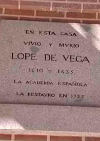 En torno a su vida. "Quiero escribir y el llanto no me deja ... ". (Casa-Museo Lope de Vega) | Biblioteca Virtual Miguel de Cervantes