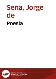 Poesia / Jorge de Sena | Biblioteca Virtual Miguel de Cervantes