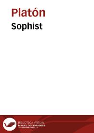 Sophist / Platon | Biblioteca Virtual Miguel de Cervantes