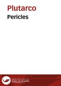 Pericles / Plutarch | Biblioteca Virtual Miguel de Cervantes