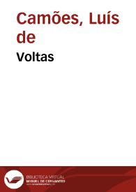 Voltas / Luís de Camões | Biblioteca Virtual Miguel de Cervantes