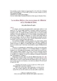 La escultura ibérica y las excavaciones de Albertini en La Alcudia de Elche / Alejandro Ramos Folqués | Biblioteca Virtual Miguel de Cervantes