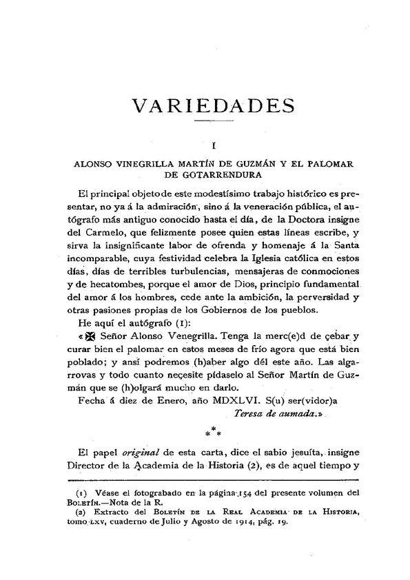 Alonso Vinegrilla Martín de Guzmán y el palomar de Gotarrendura / Bernardino de Melgar | Biblioteca Virtual Miguel de Cervantes