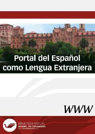 Portal del Español como Lengua Extranjera | Biblioteca Virtual Miguel de Cervantes
