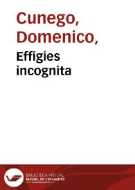 Effigies incognita / Jac Bassan pinxit, Dom. Cunego sculpsit Romae 1769. | Biblioteca Virtual Miguel de Cervantes