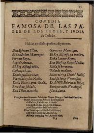 Las pazes de los Reyes y Judia de Toledo | Biblioteca Virtual Miguel de Cervantes
