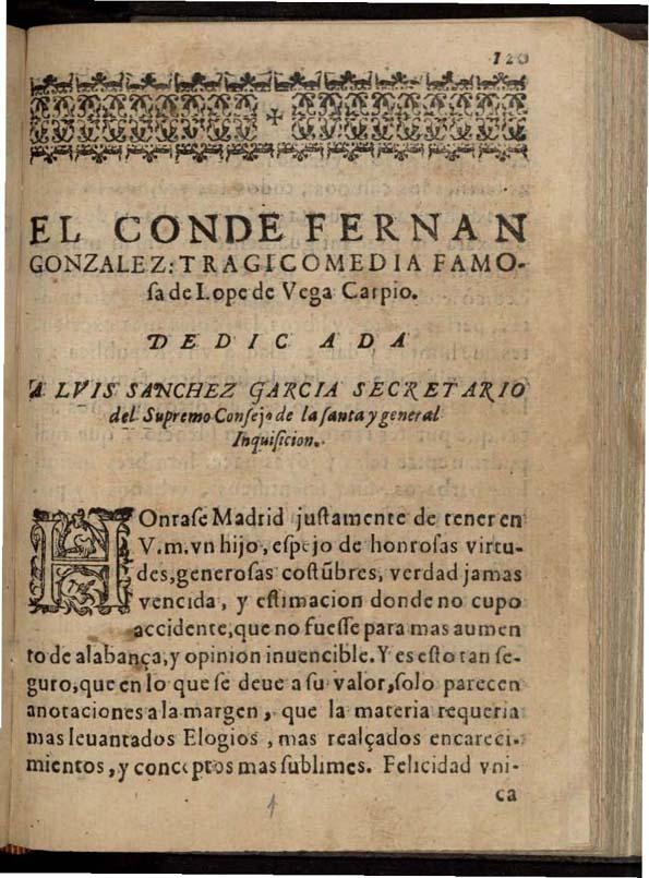 El Conde Fernan Gonçalez | Biblioteca Virtual Miguel de Cervantes