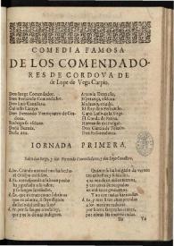 Los comendadores de Cordoua | Biblioteca Virtual Miguel de Cervantes