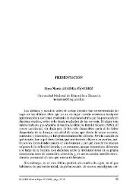 Signa : Revista de la Asociación Española de Semiótica, núm. 18 (2009). Presentación / Rosa María Aradra Sánchez | Biblioteca Virtual Miguel de Cervantes