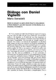 Diálogo con Daniel Viglietti / Mario Benedetti | Biblioteca Virtual Miguel de Cervantes