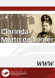 Clorinda Matto de Turner / directora, Eva M.ª Valero Juan