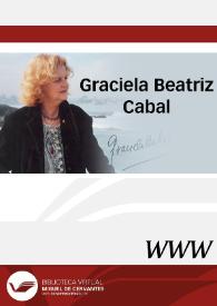 Graciela Beatriz Cabal / director Carlos Silveyra