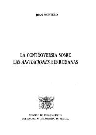 La controversia sobre las "Anotaciones" Herrerianas | Biblioteca Virtual Miguel de Cervantes