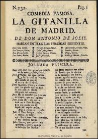 La gitanilla de Madrid [1743] / Antonio de Solís | Biblioteca Virtual Miguel de Cervantes