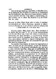 Parecer de don Jorge Juan sobre el relox o cronómetro inventado por Juan Harrison | Biblioteca Virtual Miguel de Cervantes