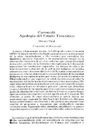 "Cumandá": apología del estado teocrático | Biblioteca Virtual Miguel de Cervantes