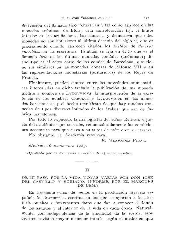 De Mi Paso Por La Vida Notas Varias Por Don José Del Castillo Y Soriano El Marqués De Lema 4850