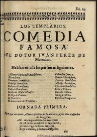 Los templarios | Biblioteca Virtual Miguel de Cervantes