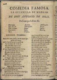 La gitanilla de Madrid [1671] | Biblioteca Virtual Miguel de Cervantes