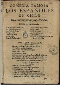 Los Españoles en Chile | Biblioteca Virtual Miguel de Cervantes