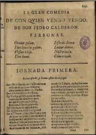Con quien vengo vengo / [Pedro Calderón de la Barca] | Biblioteca Virtual Miguel de Cervantes