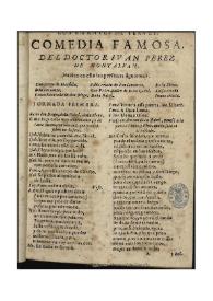 Los amantes de Teruel / [Juan Pérez de Montalbán] | Biblioteca Virtual Miguel de Cervantes