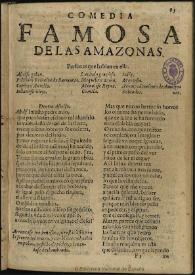 Las amazonas : comedia famosa [entre 1701 y 1850] / de don Antonio de Solis | Biblioteca Virtual Miguel de Cervantes