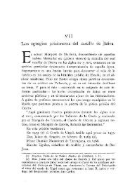Los egregios prisioneros del castillo de Játiva / Doctor Carlos Sarthou, C. | Biblioteca Virtual Miguel de Cervantes