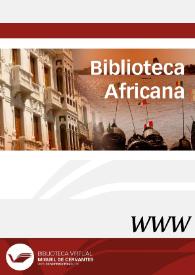 Biblioteca Africana / directora Josefina Bueno