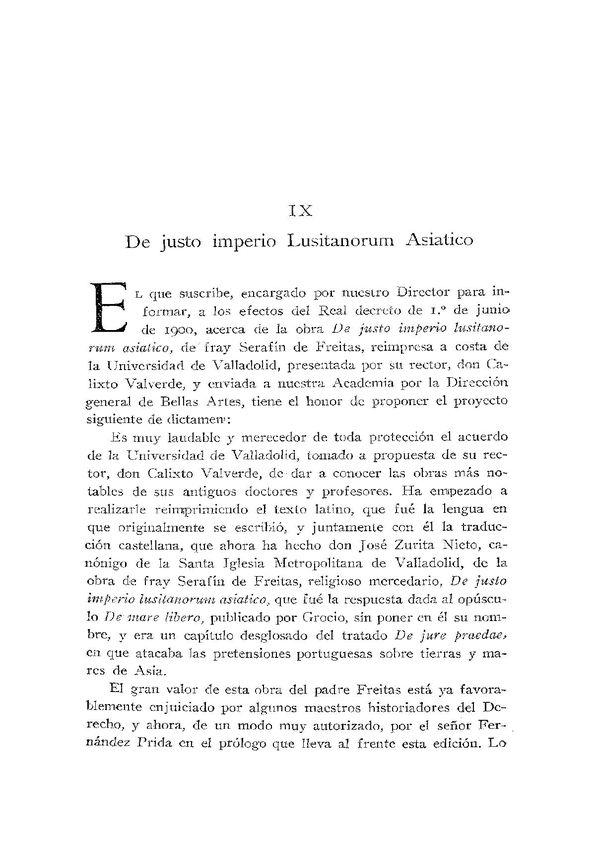 De justo imperio Lusitanorum Asiatico / Fray Guillermo Antolín | Biblioteca Virtual Miguel de Cervantes