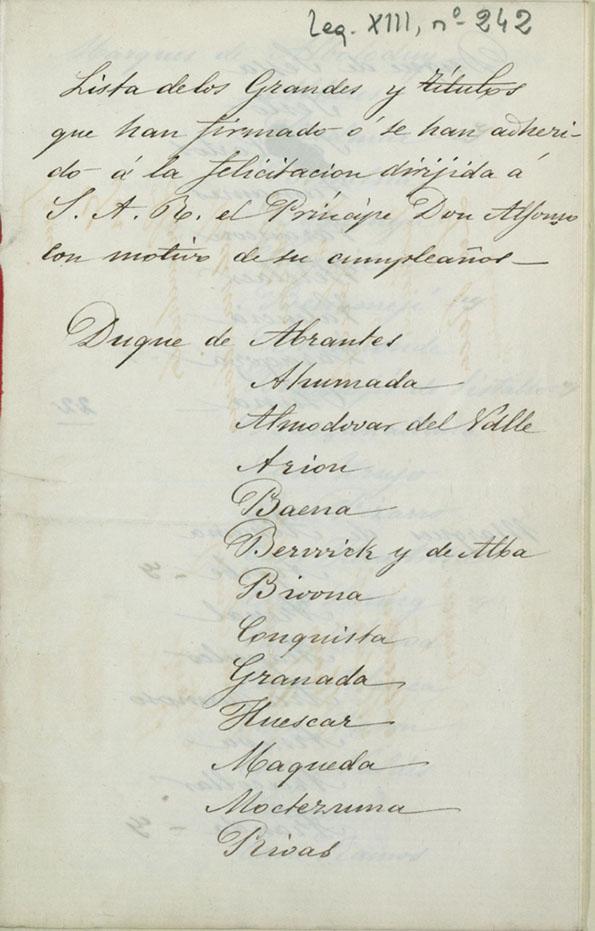 El Manifiesto de Sandhurst (1 de diciembre de 1874) | Biblioteca Virtual Miguel de Cervantes