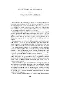 Rubén Darío en Mallorca / por Enrique Macaya Lahmann | Biblioteca Virtual Miguel de Cervantes