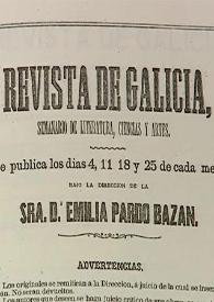 La Revista de Galicia III /  Ana María Freire López | Biblioteca Virtual Miguel de Cervantes