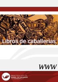 Libros de caballerías / Juan Manuel Cacho Blecua