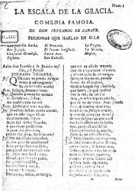 La escala de la gracia [1671] / de don Fernando de Zarate | Biblioteca Virtual Miguel de Cervantes