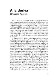 A la deriva / Osvaldo Aguirre | Biblioteca Virtual Miguel de Cervantes