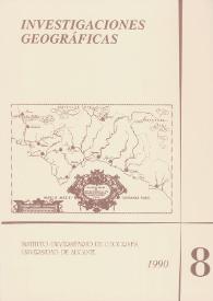 Investigaciones Geográficas. Núm. 8, 1990